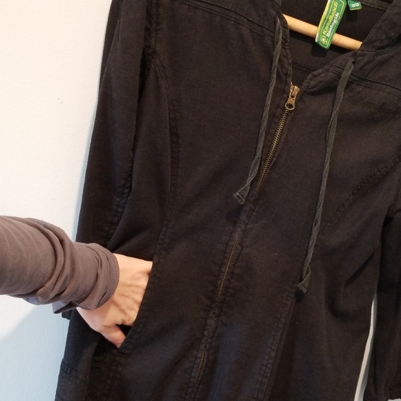 Hemp zip up cardigan/dress - Picture 6 of 9